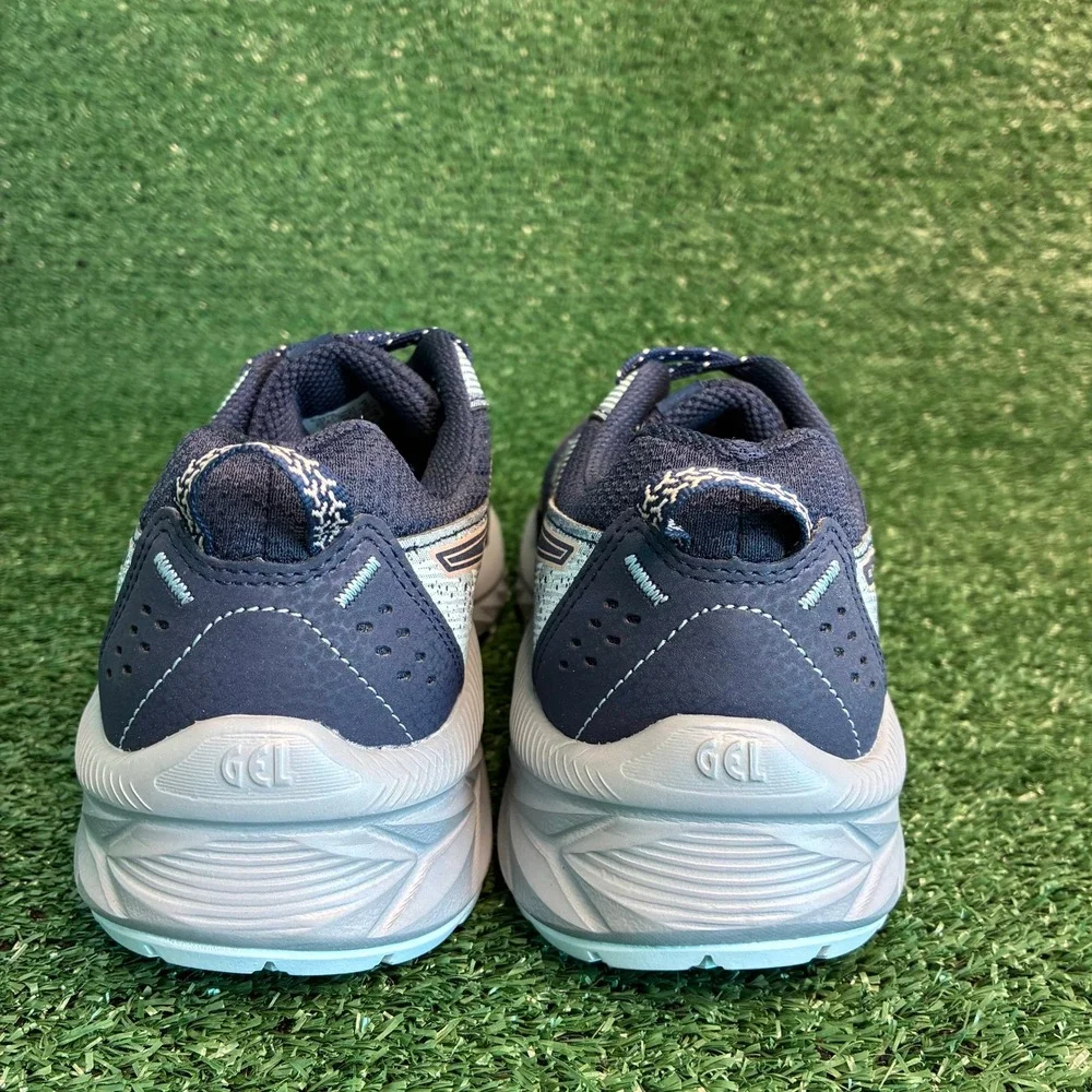 ASICS Gel-Venture 9 Trail Running AmpliFoam Ortholite Shoes Navy Blue Womens 8